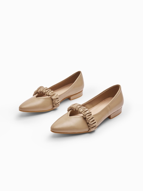 

The Label Life Women Beige Ballerinas Flats