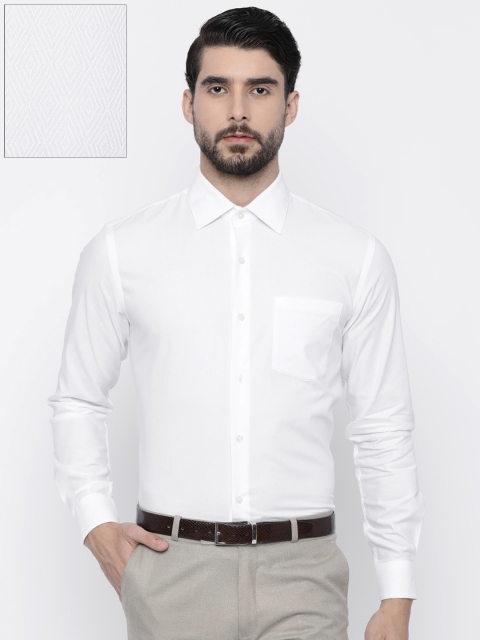 

Arrow Men White Slim Fit Solid Formal Shirt