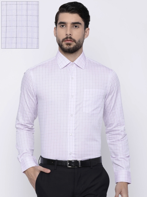 

Arrow Men Pink Slim Fit Checked Formal Shirt
