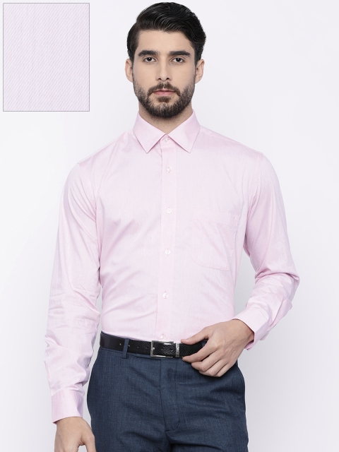 

Arrow Men Pink Regular Fit Striped Formal Shirt