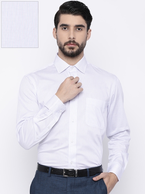 

Arrow Men White Regular Fit Striped Formal Shirt