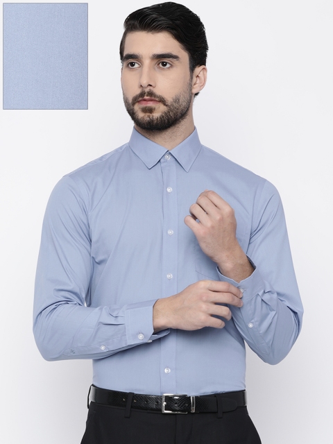 

Arrow Men Blue Slim Fit Solid Formal Shirt