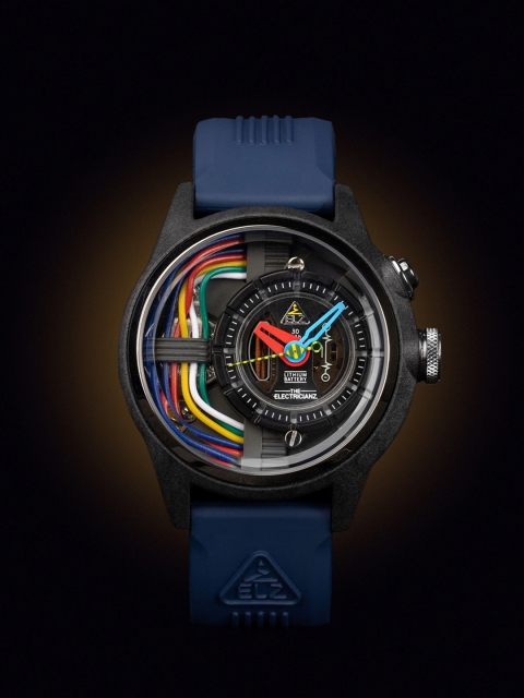 

THE ELECTRICIANZ Men The Carbon Z Inhouse Electric Module 4 LED Black Watch ZZ-A1A/05-CRB