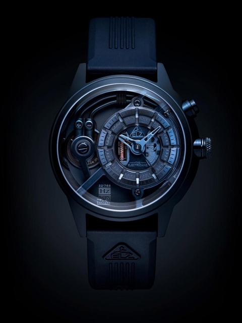 

THE ELECTRICIANZ Men The Blue Z Inhouse Electric Module 5 LED Round Dial Watch ZZ-A4C/04