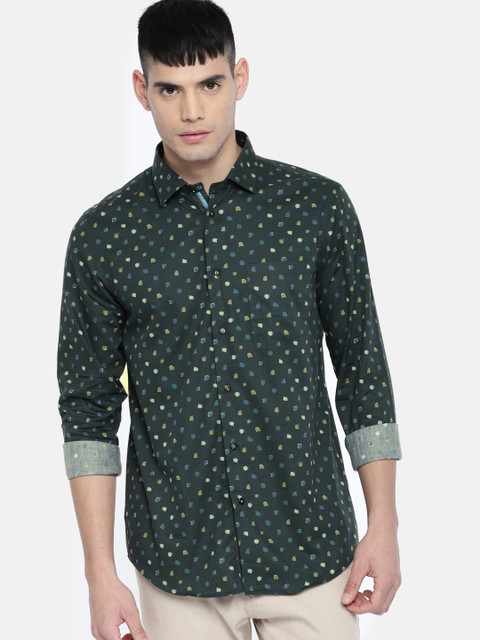 

Arrow New York Men Blue Slim Fit Printed Formal Shirt