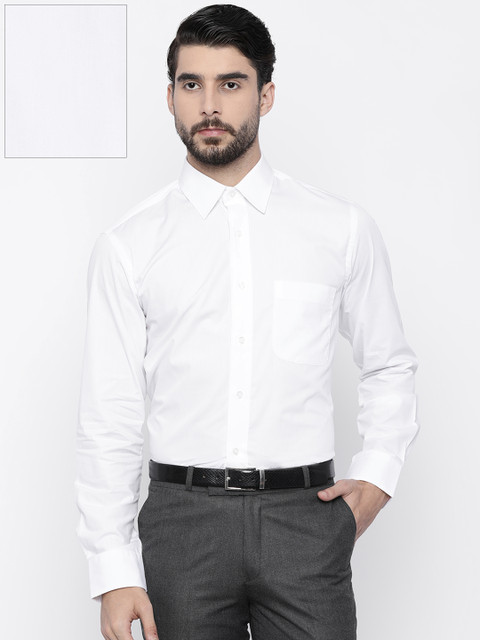 

Arrow Men White Regular Fit Solid Formal Shirt