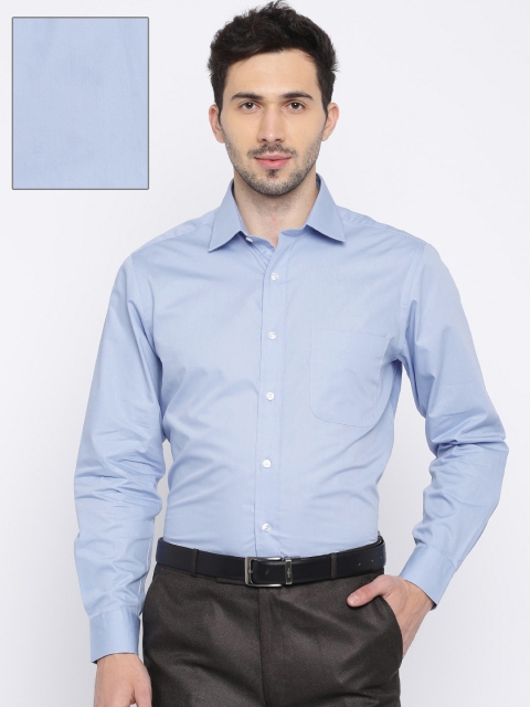

Arrow Men Blue Regular Fit Solid Formal Shirt