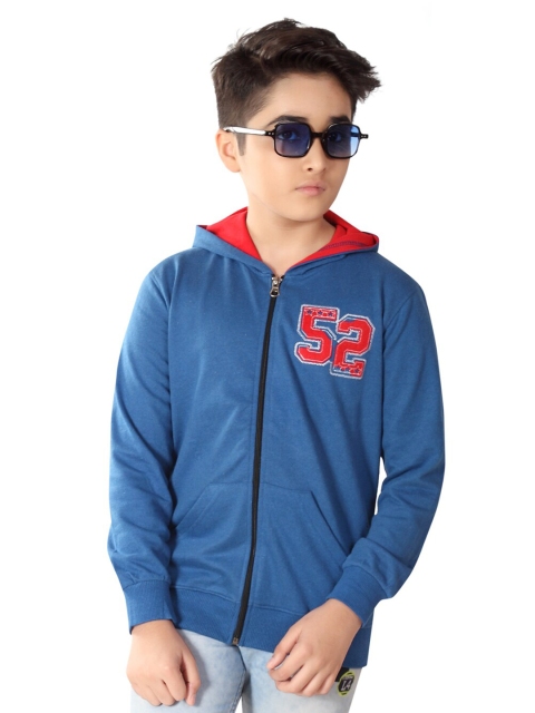 

MIST N FOGG Boys Blue & Red Cardigan