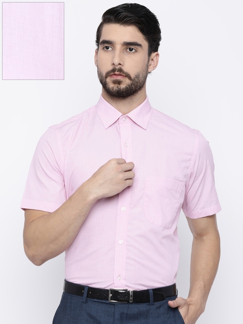 

Arrow Men Pink Regular Fit Solid Formal Shirt