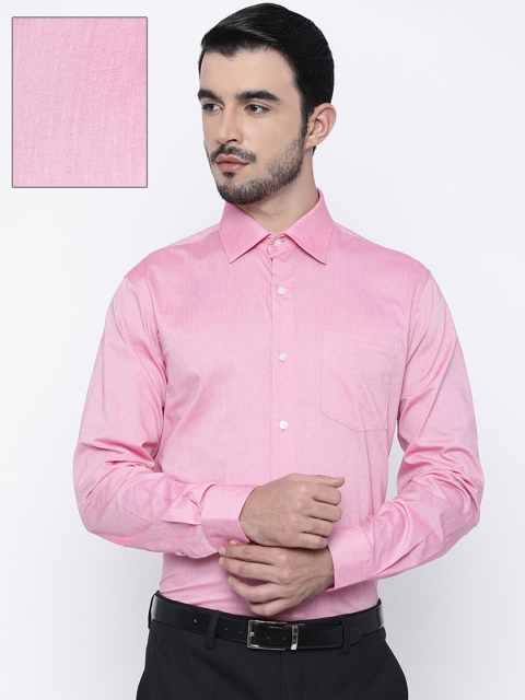

Arrow Men Pink Slim Fit Self Design Formal Shirt