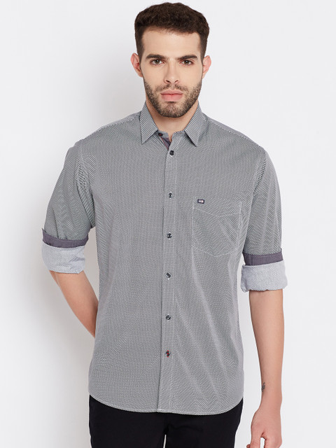 

Arrow Sport Men White & Black Regular Fit Printed Casual Shirt