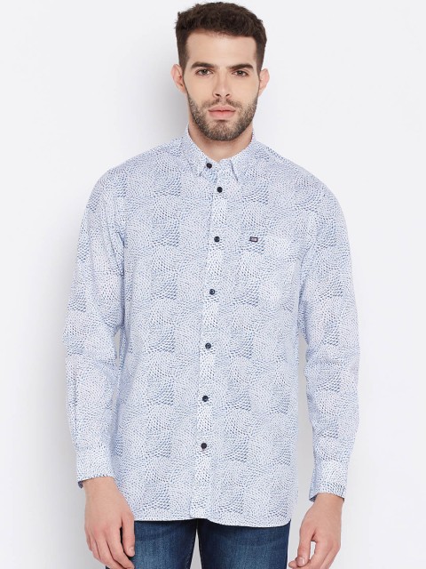

Arrow Sport Men Blue & White Slim Fit Printed Casual Shirt
