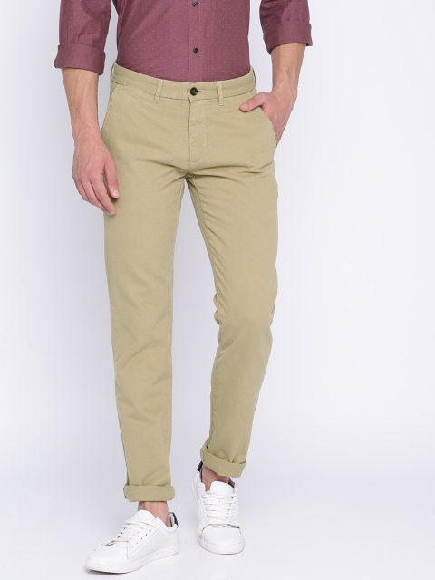 

Arrow Sport Men Beige Chrysler Fit Solid Trousers