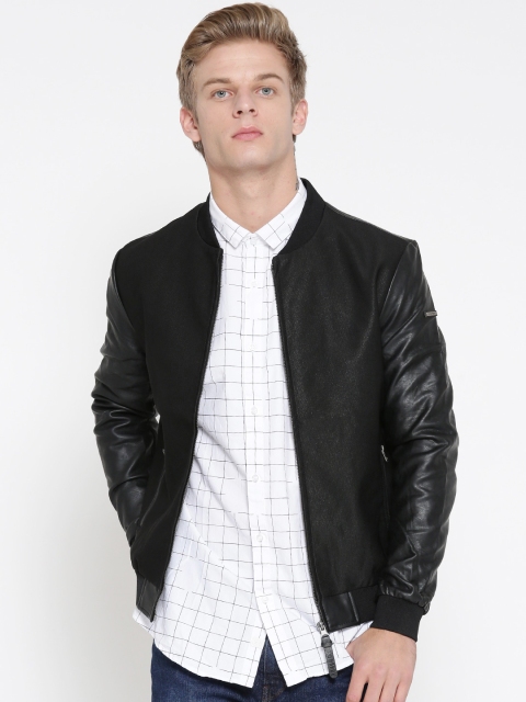 

Ed Hardy Men Black Solid Bomber