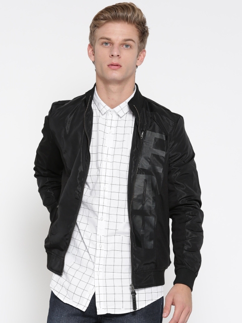 

Ed Hardy Men Black Printed Jacket