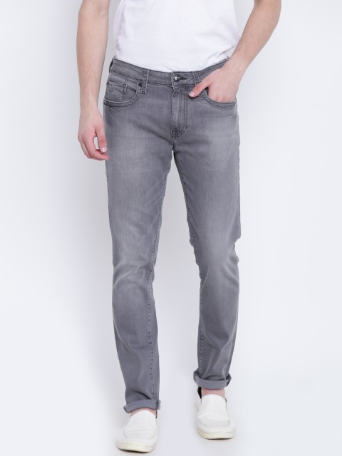 

Ed Hardy Men Grey Regular Fit Mid-Rise Clean Look Jeans