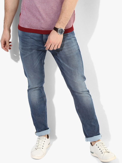 

Ed Hardy Men Blue Slim Fit Mid-Rise Clean Look Stretchable Jeans