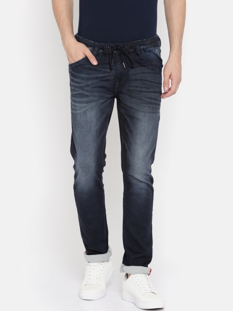 

Arrow Blue Jean Co. Men Blue Regular Fit Mid-Rise Clean Look Stretchable Jeans