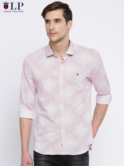 

Louis Philippe Sport Men White & Red Slim Fit Printed Casual Shirt