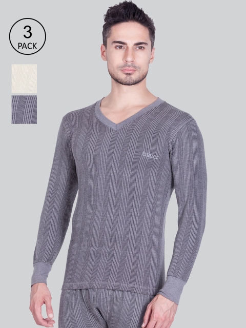 

INFERNO Men Pack Of 3 Assorted Thermal Tops