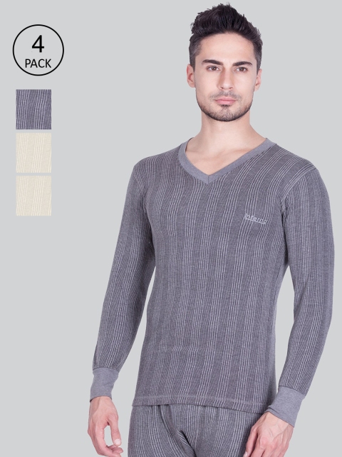 

INFERNO Men Pack Of 4 Assorted Woolen Thermal Tops