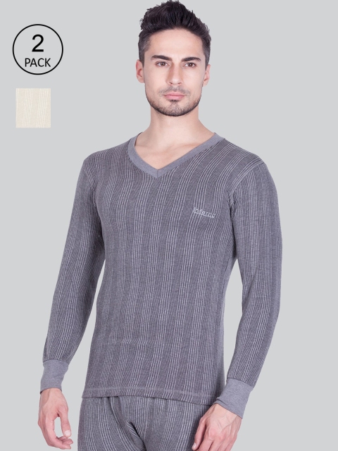 

INFERNO Men Pack Of 2 Assorted Woolen Thermal Tops