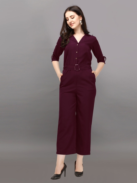 

Urban Luxe Purple Basic Jumpsuit