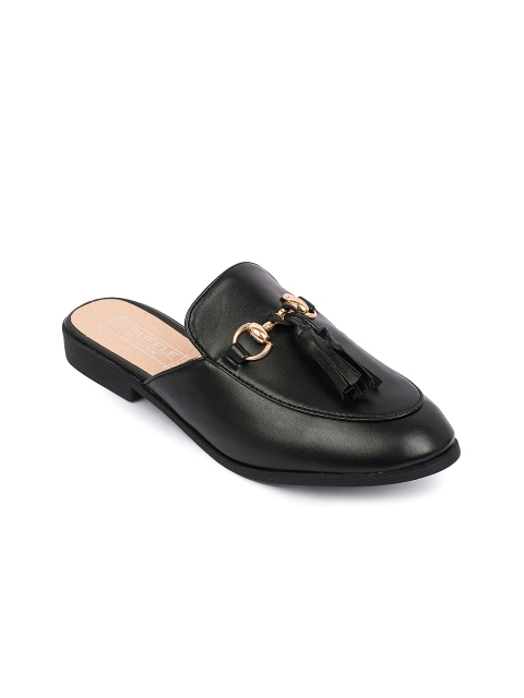 

Truffle Collection Women Black Solid Mules