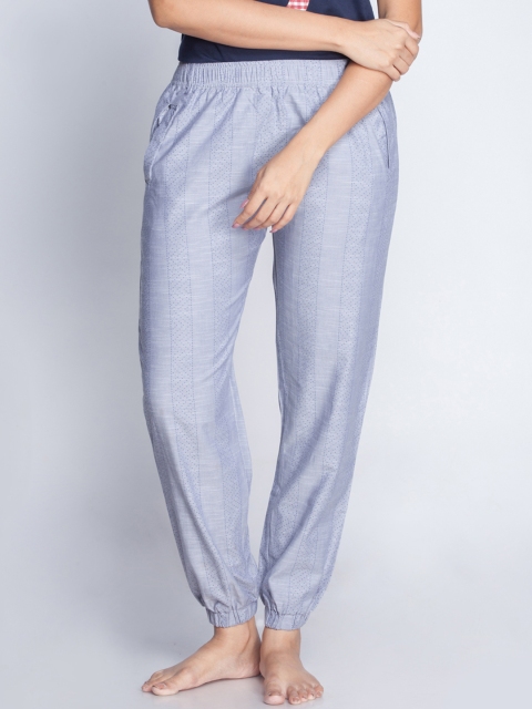 

Clt.s Women Blue Printed Lounge Joggers