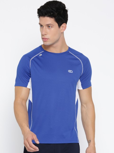 

Ajile by Pantaloons Men Blue Solid Round Neck T-shirt