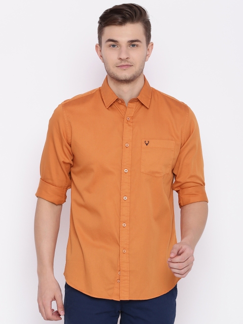 

Allen Solly Men Orange Modern Fit Casual Shirt