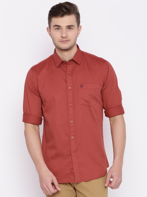 

Allen Solly Men Red Sport Slim Fit Casual Shirt