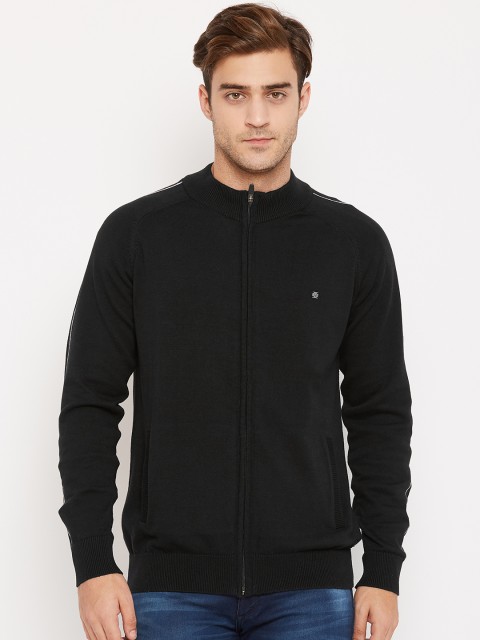 

Solly Sport Men Black Solid Cardigan