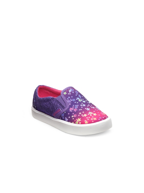 

Crocs Boys Pink & Purple CitiLane Novelty Printed Slip-On Sneakers
