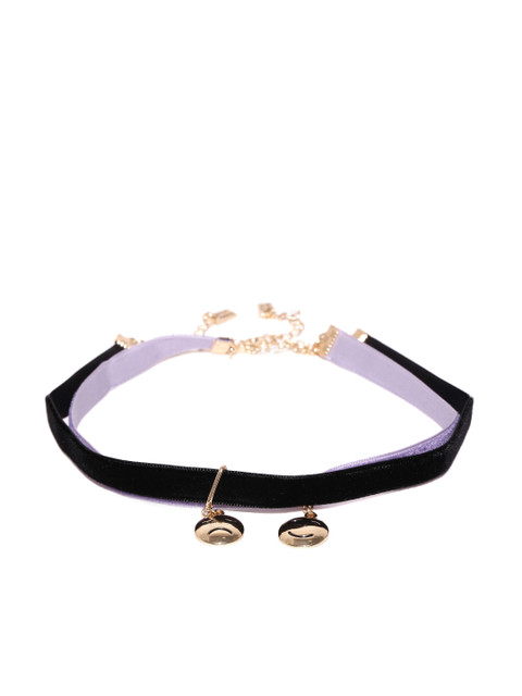 

Steve Madden Set of 2 Choker Necklaces, Purple