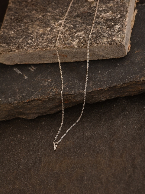 

Pipa Bella 18K Silver-Plated CZ Stone-Studded Handcrafted Necklace