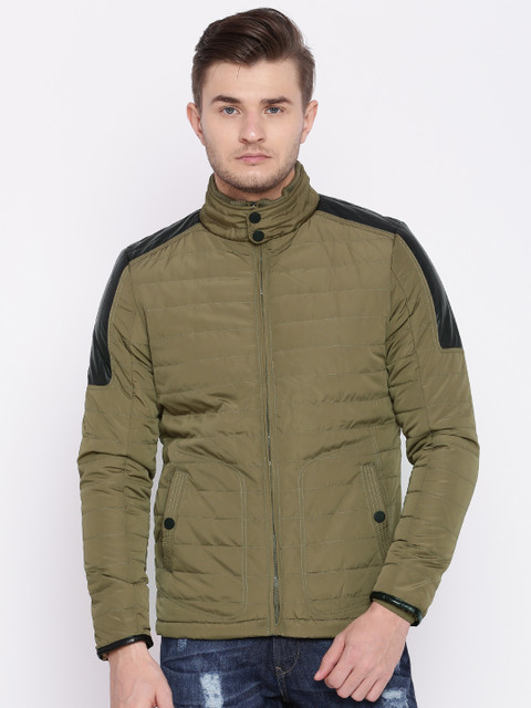 

Peter England Casuals Men Brown Solid Padded Jacket