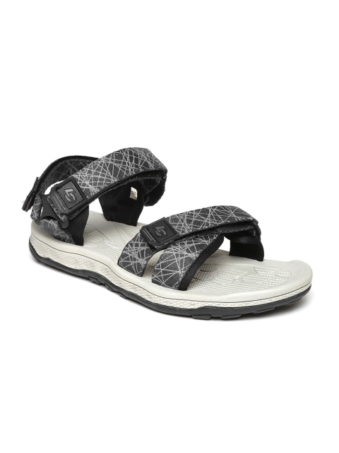 Roadster Men Black Printed Sports Sandals available at myntra for Rs.1199
