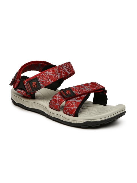 Lee Cooper Men Red Printed Sports Sandals available at myntra for Rs.1199