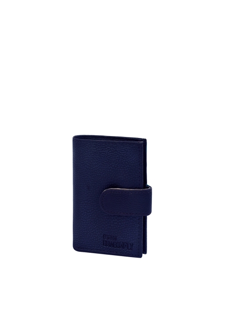 

GREEN DRAGONFLY Unisex Blue PU Card Holder
