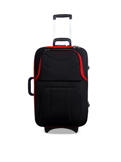 

Trumpkin Black Solid Soft-Case Medium Trolley Bag