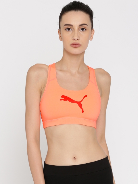 

Puma Peach-Coloured Printed Non-Wired PWRSHAPE Forever Sports Bra 51599106