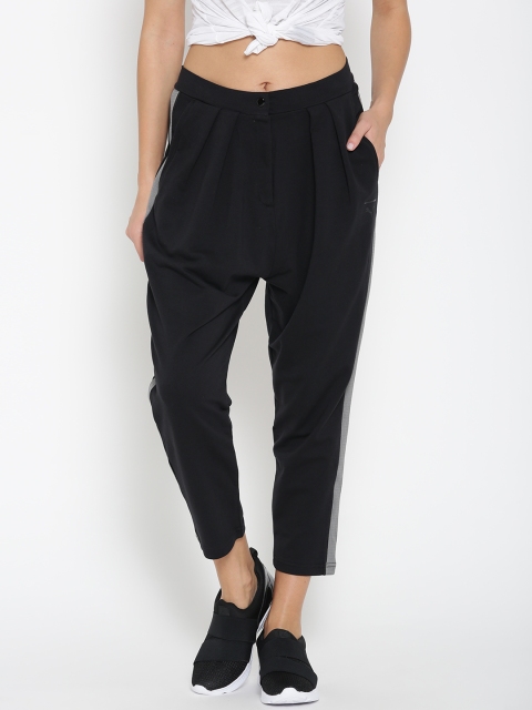 

Puma Women Black Tape Highwaist Sweat Cropped Track Pants