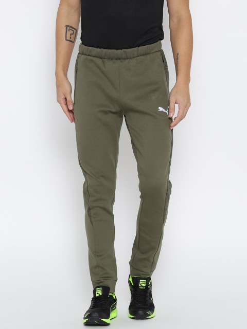

Puma Men Olive Green Evostripe Ultimate Joggers
