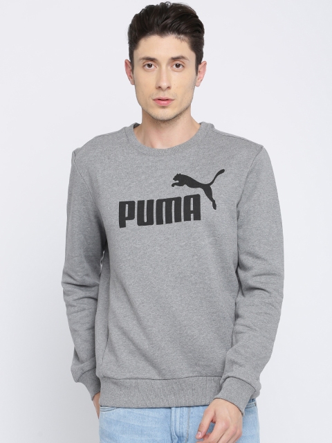 

Puma Men Grey Printed Sweatshirt