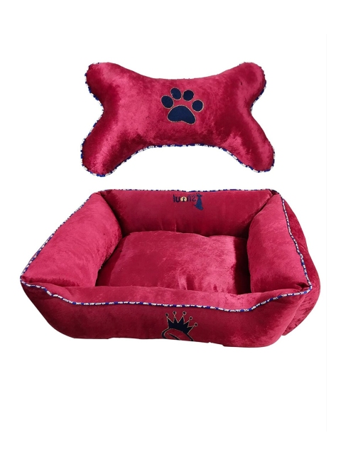 

Lulala Unisex Red Solid Polycanvas Waterproof Pet Beds