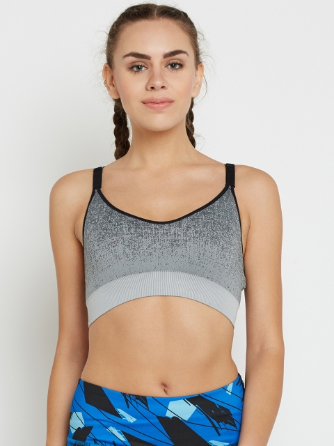 

ADIDAS Training Strappy HTR Non- Wired Lightly Padded WORKOUT BRA, Grey