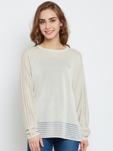 

ADIDAS Originals Women Beige Solid Top