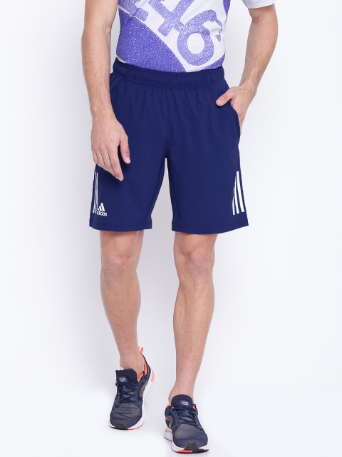 

ADIDAS Men Blue Club Solid Sports Shorts