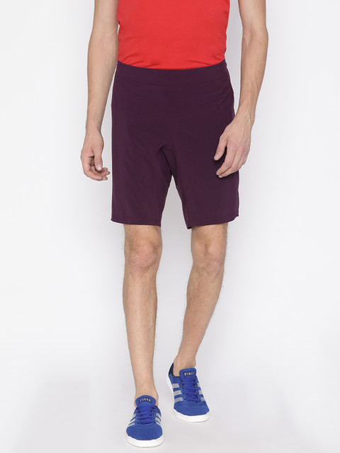 

ADIDAS Men Purple Solid Regular Fit CRAZYTR Sports Shorts